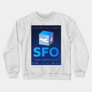 San Francisco airport hub Crewneck Sweatshirt